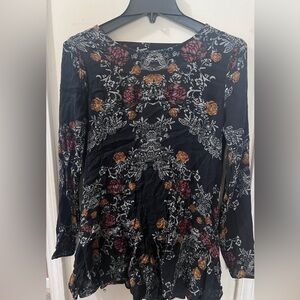 Free People Open Back Tunic